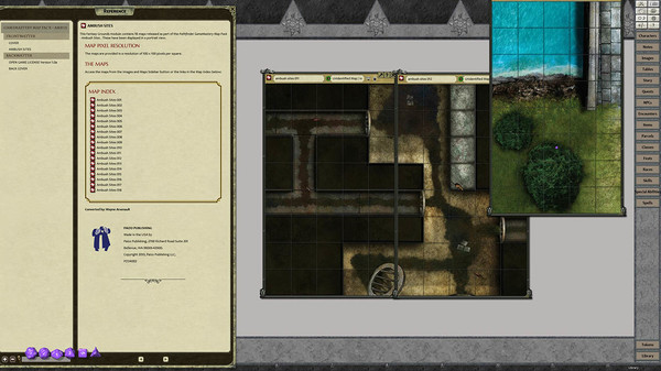скриншот Fantasy Grounds - Pathfinder RPG - GameMastery Map Pack: Ambush Sites 1