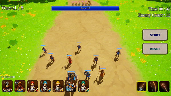 Скриншот из Defensive War -SEALED GOLEM