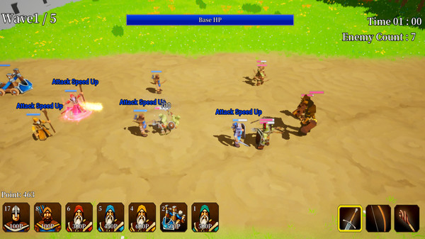 Скриншот из Defensive War -SEALED GOLEM