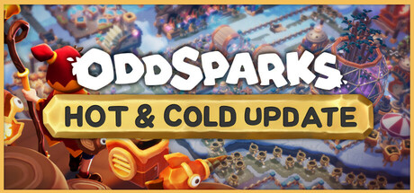 Steam header art for Oddsparks: An Automation Adventure