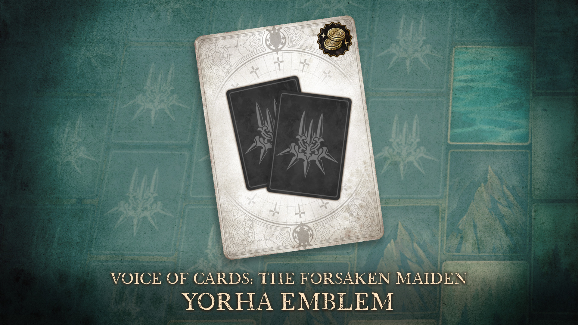 Voice of Cards: The Forsaken Maiden YoRHa Emblem Featured Screenshot #1