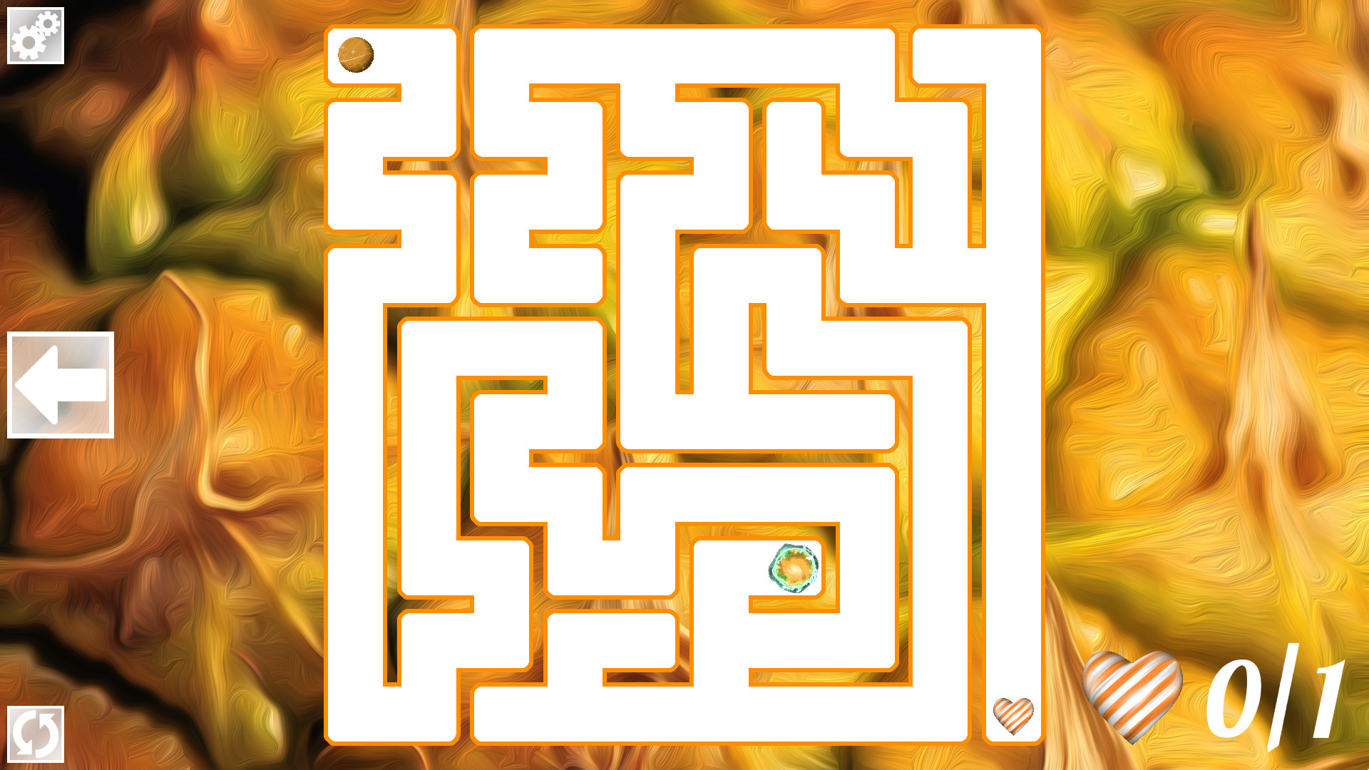 Maze Art: Orange 3