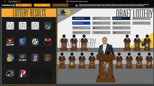 Скриншот из Draft Day Sports: Pro Basketball 2022