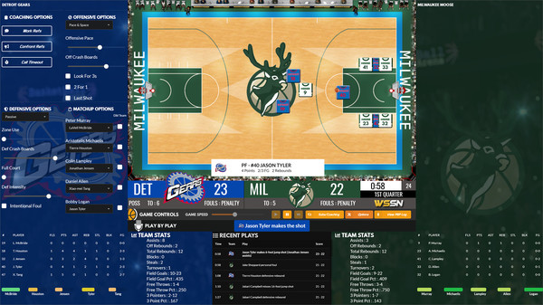 Скриншот из Draft Day Sports: Pro Basketball 2022