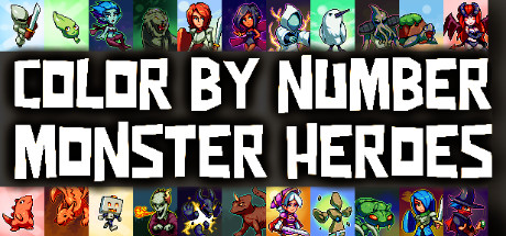 Image for Color by Number - Monster Heroes