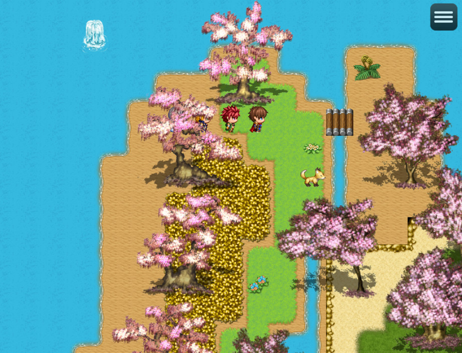 RPG Maker MV - Japanese Four Seasons Tree Tiles #2