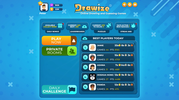 скриншот Drawize - Draw and Guess 0