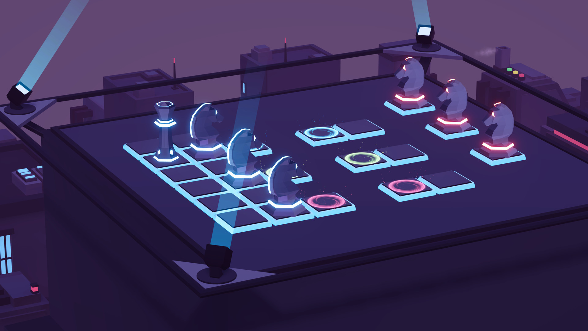 Scifi cyber chess