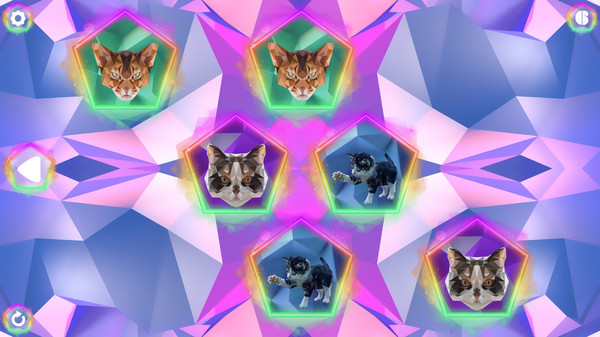 скриншот Poly Memory: Cats 1