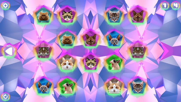 скриншот Poly Memory: Cats 3