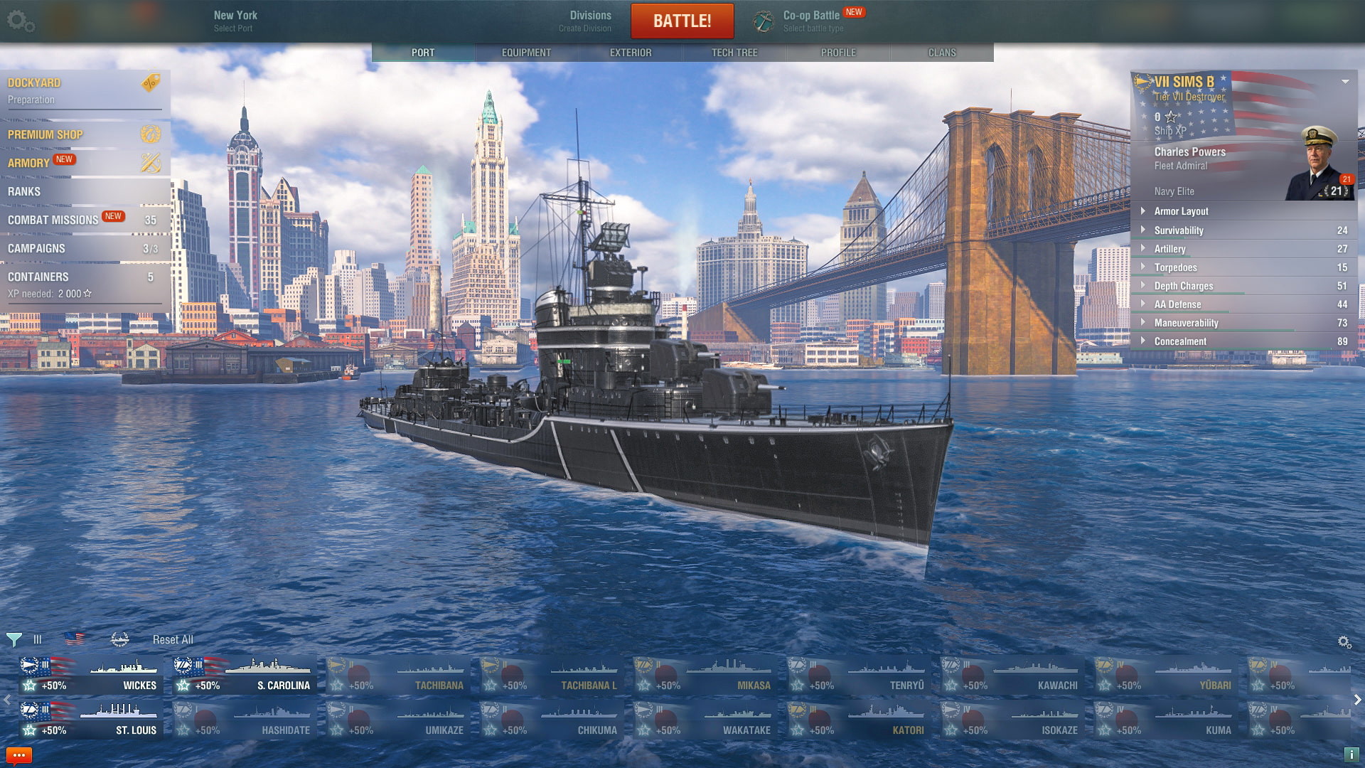 World of Warships — Sims B Featured Screenshot #1