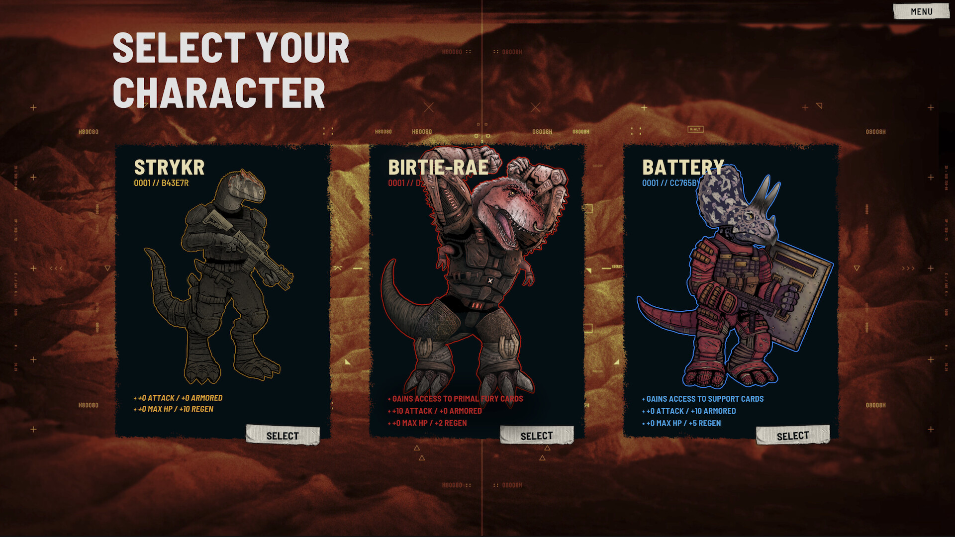 DINO MERCS screenshot 1