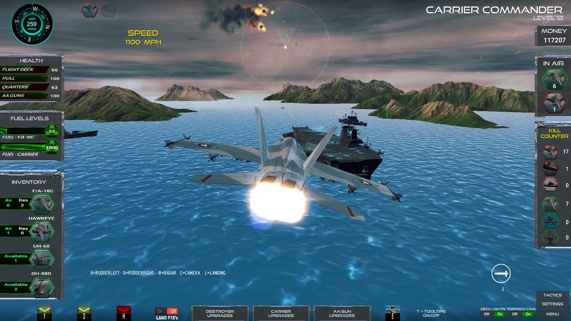 Carrier Commander screenshot 1