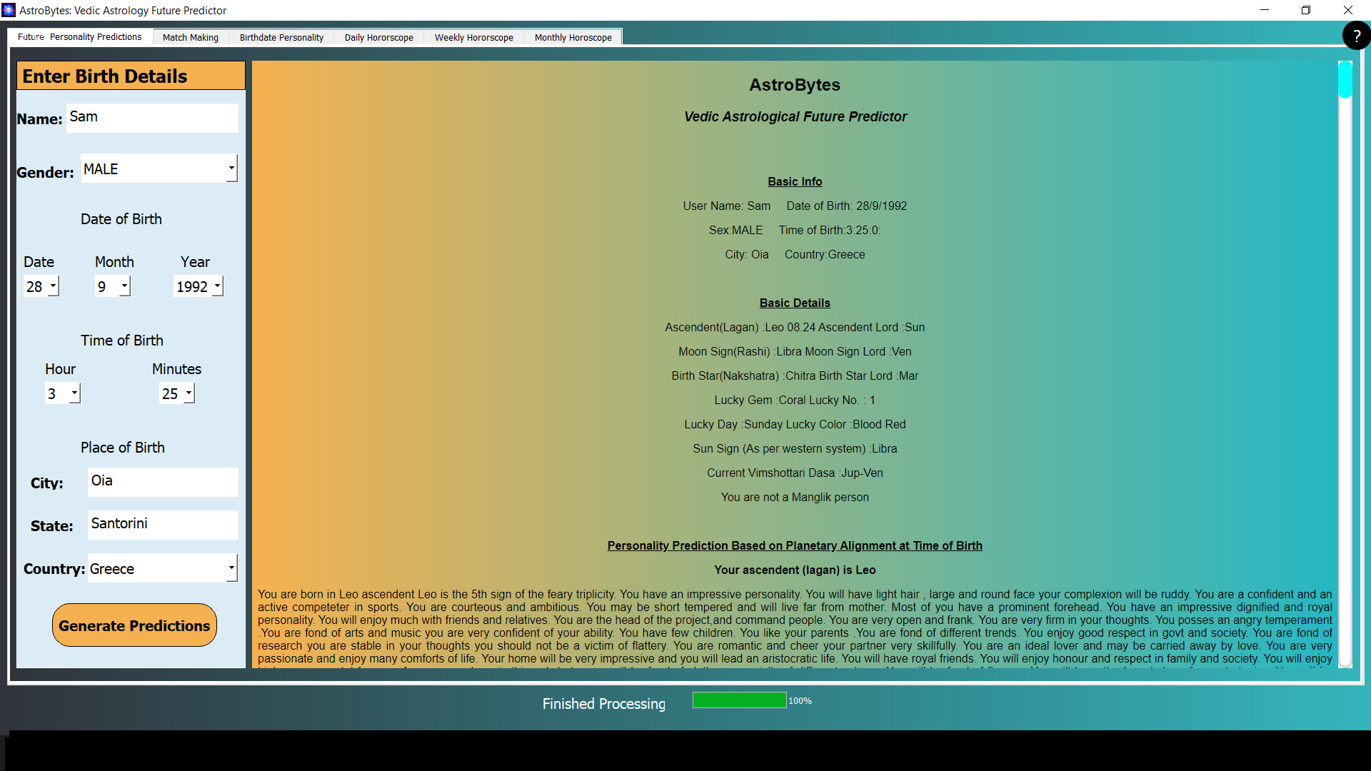 AstroBytes: Vedic Astrology Future Predictor #2
