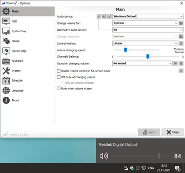 скриншот Volume2 - advanced Windows volume control 0