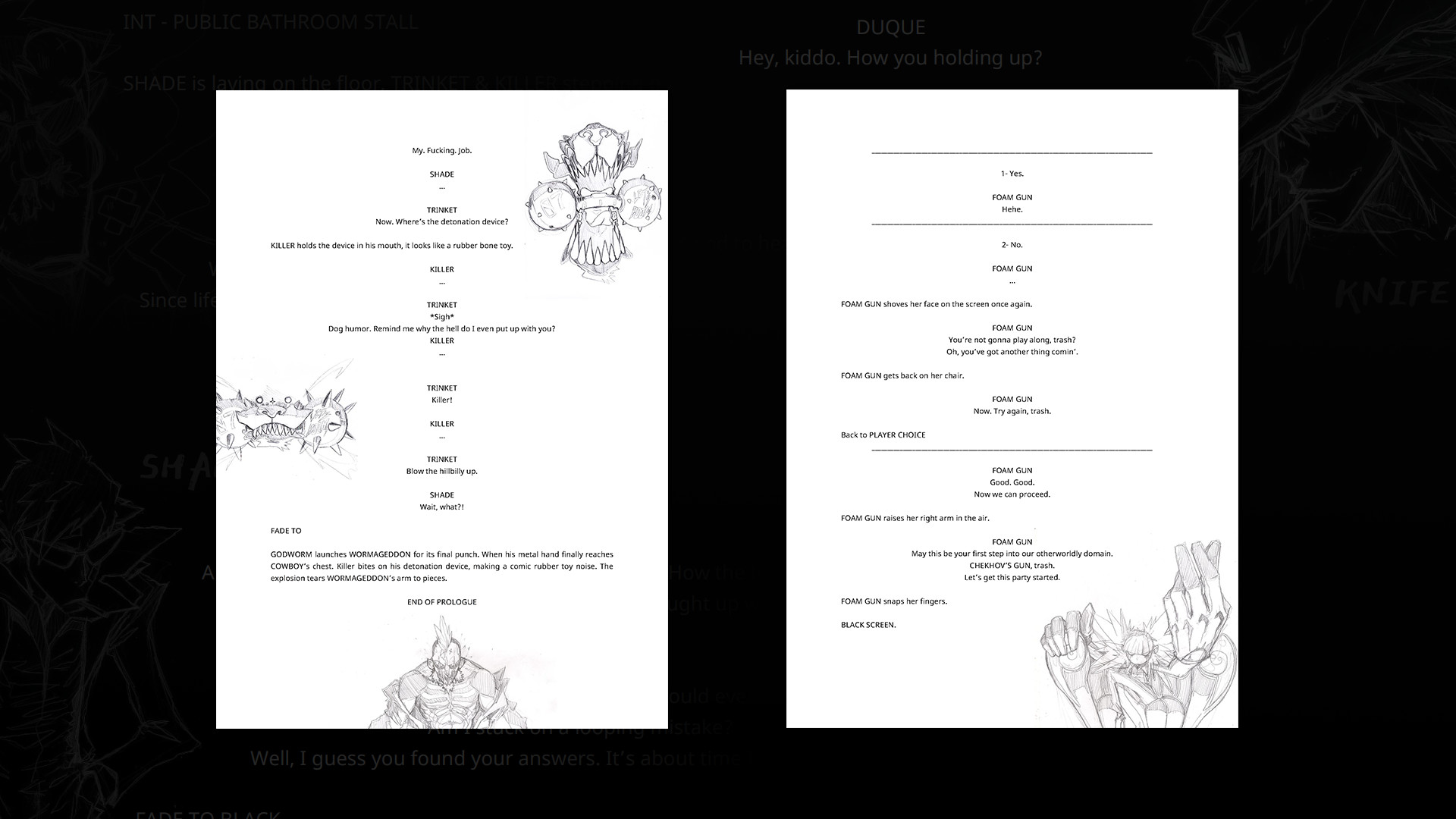 Wolfstride Illustrated Script + Wallpapers #3