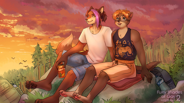 Furry Shades of Gay 2: A Shade Gayer - Supporter Art Pack