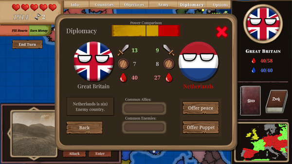 Скриншот из Countryball: Europe 1890
