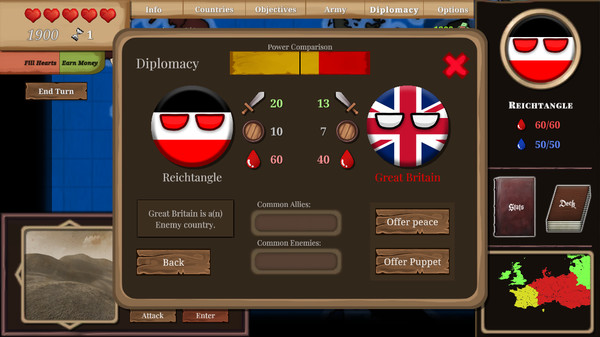Скриншот из Countryball: Europe 1890