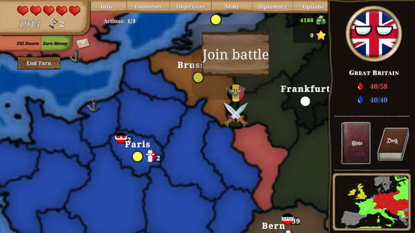 Скриншот из Countryball: Europe 1890