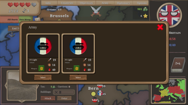 Скриншот из Countryball: Europe 1890