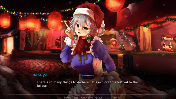 Screenshot of Christmas Celebration With Sakuya Izayoi