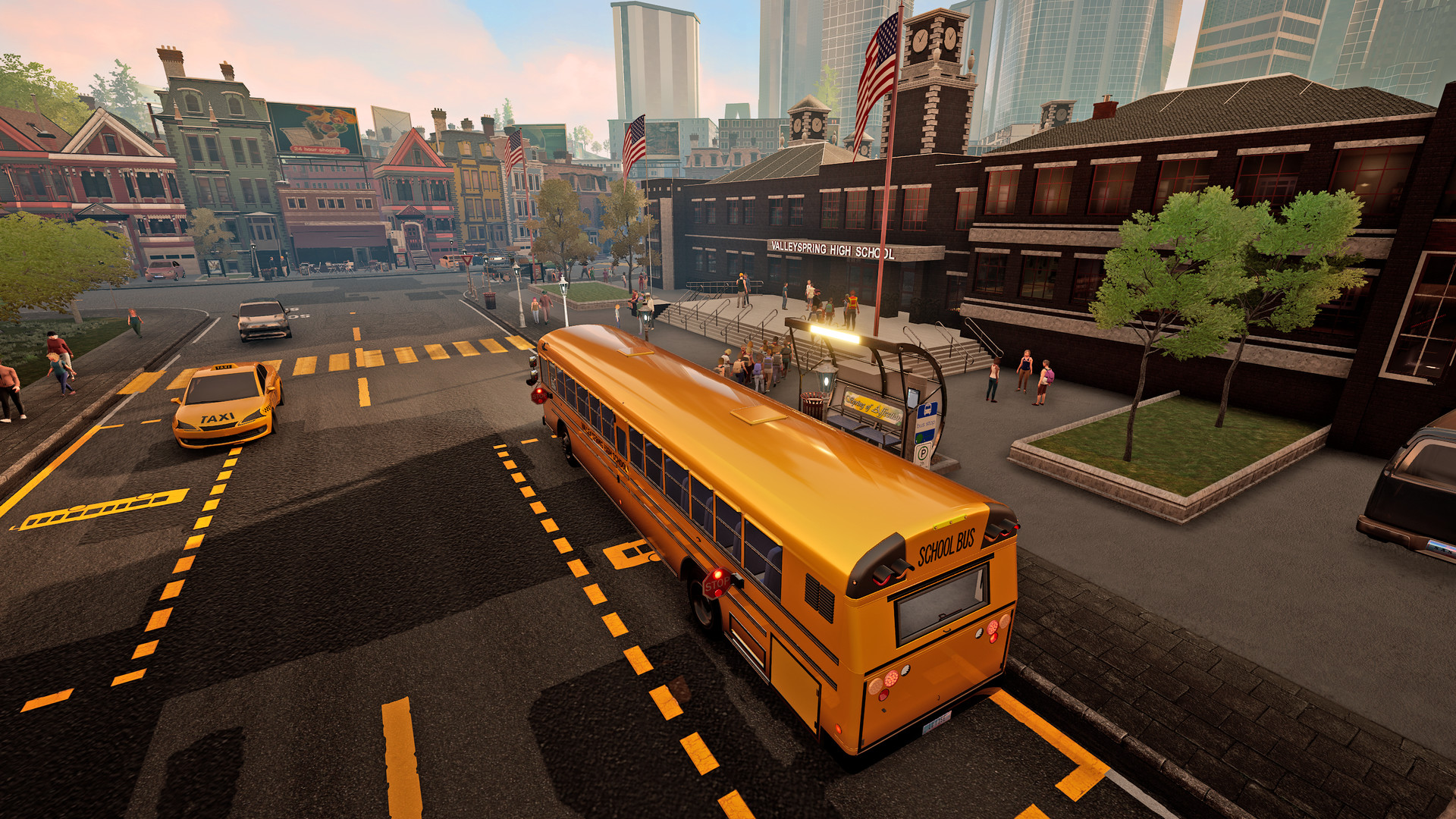 Bus Simulator 21 Next Stop - Official School Bus Extension screenshot screenshot 3