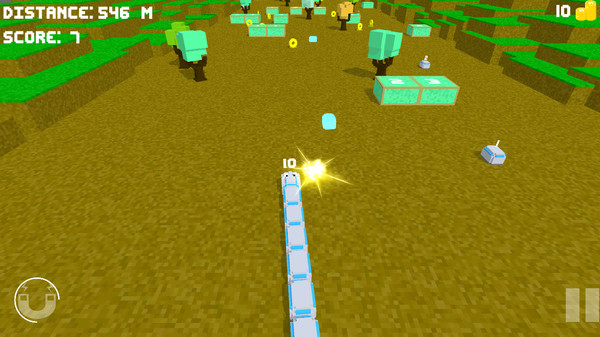 Скриншот из Blocky Snake