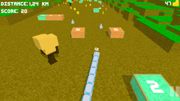 Скриншот из Blocky Snake