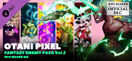 RPG Maker MZ - Otani Pixel Fantasy Enemy Pack Vol.2 banner image