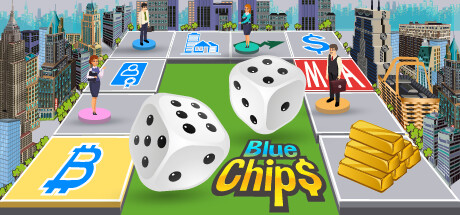 Blue Chips: economic multiplayer board game Cover Image