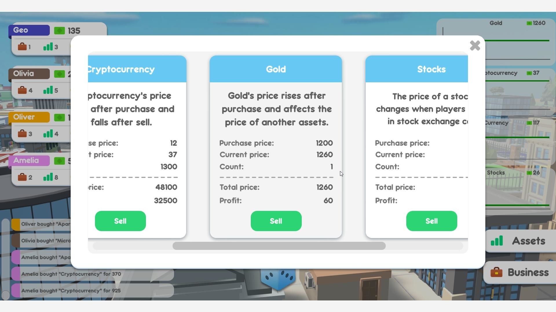 Blue Chips: economic multiplayer board game #5