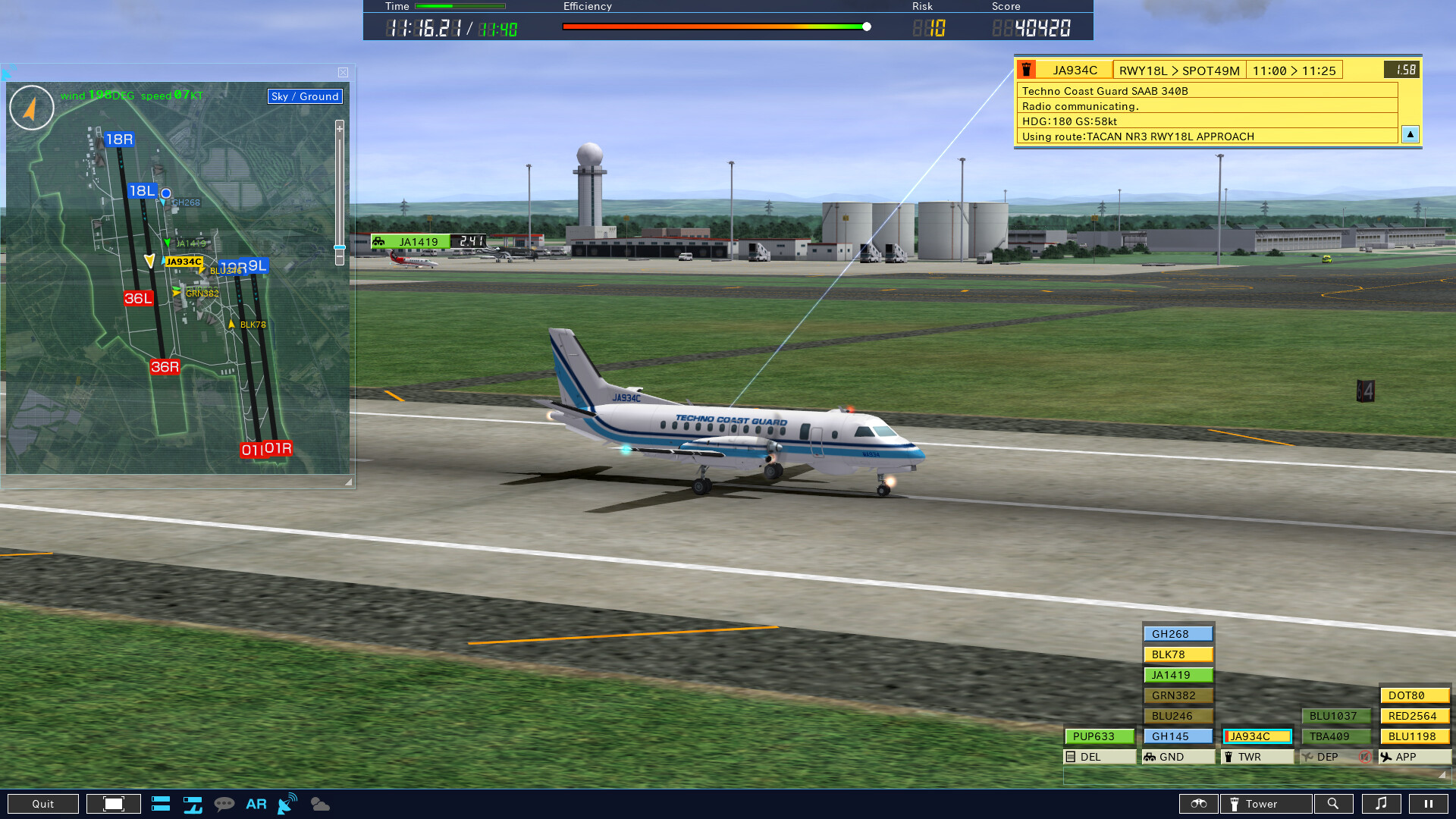 ATC4: Airport NEW CHITOSE [RJCC] screenshot screenshot 16