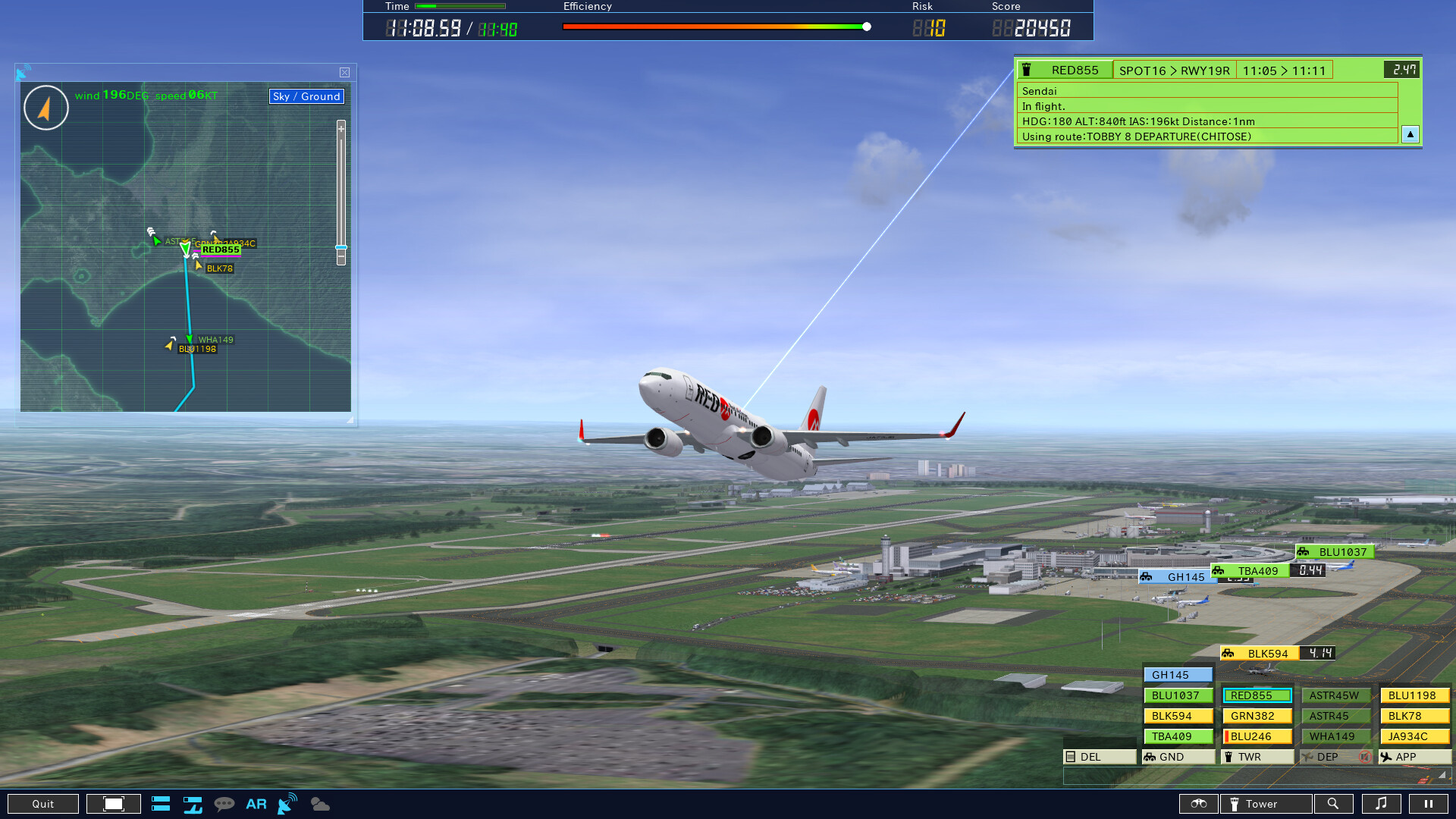 ATC4: Airport NEW CHITOSE [RJCC] #3