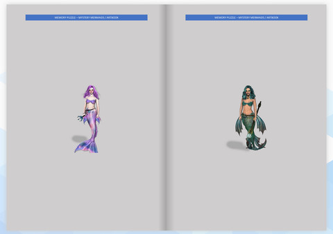 Memory Puzzle - Mystery Mermaids ArtBook for steam Memory Puzzle - Mystery Mermaids ArtBook for steam