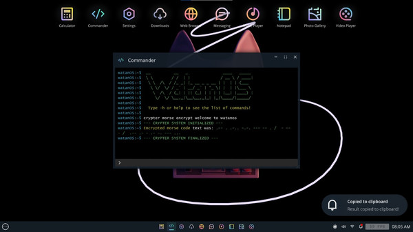 Скриншот из WatanOS