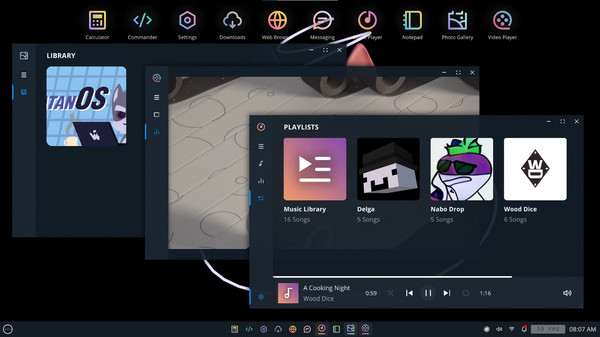 Скриншот из WatanOS