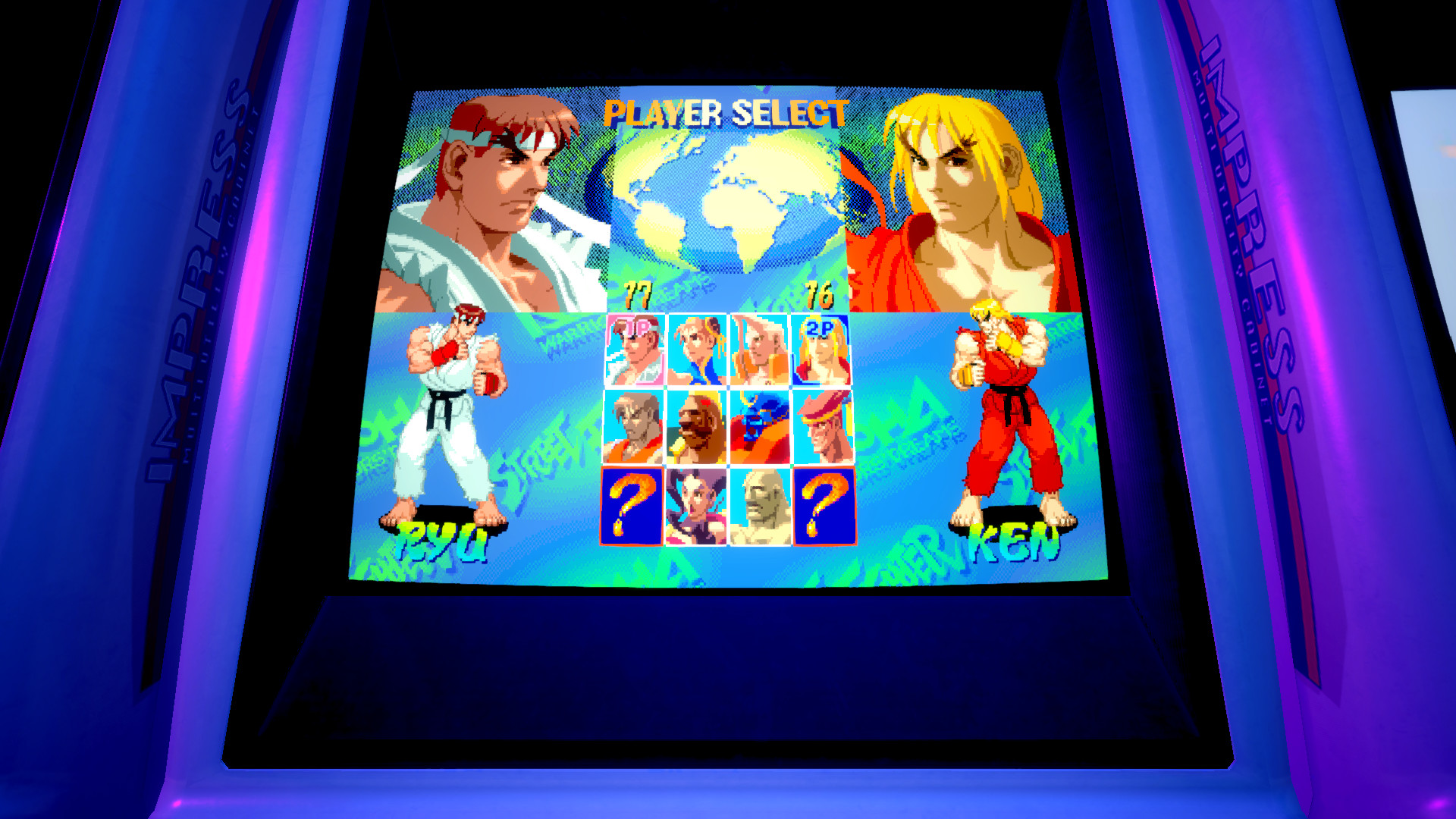 Jogue Street Fighter Alpha: Warriors Dreams, um jogo de Street fighter