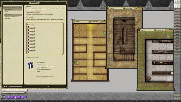 скриншот Fantasy Grounds - GameMastery Map Pack: Village 2