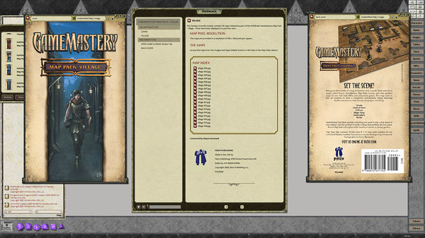 скриншот Fantasy Grounds - GameMastery Map Pack: Village 0