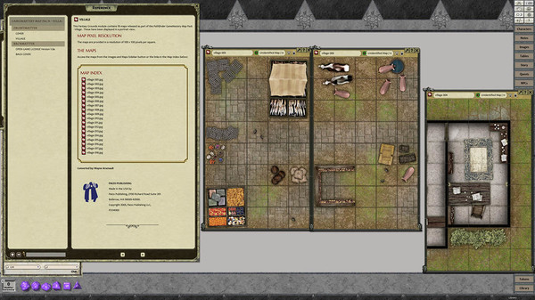 скриншот Fantasy Grounds - GameMastery Map Pack: Village 1