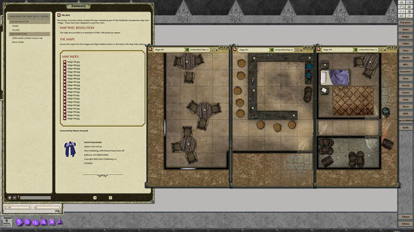 скриншот Fantasy Grounds - GameMastery Map Pack: Village 4
