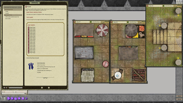 скриншот Fantasy Grounds - GameMastery Map Pack: Village 3