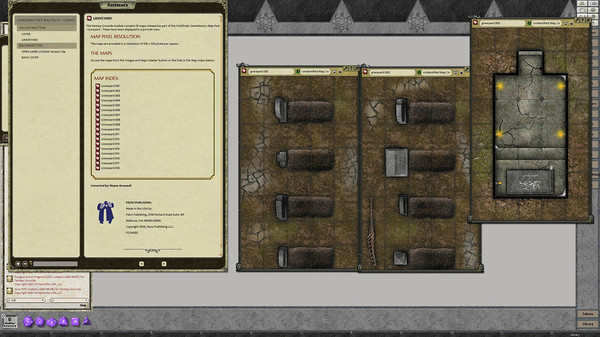 скриншот Fantasy Grounds - GameMastery Map Pack: Graveyard 4