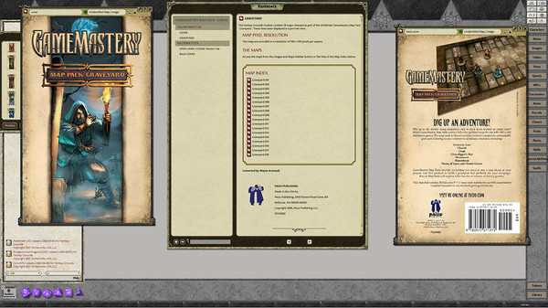 скриншот Fantasy Grounds - GameMastery Map Pack: Graveyard 0