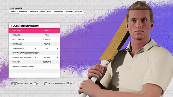 скриншот Cricket 22 - Academy Creation Tools 0