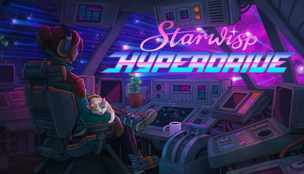 Imagen de la cápsula de "Starwisp Hyperdrive" que utilizó RoboStreamer para las transmisiones en Steam