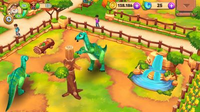 Dinosaur Park: Primeval Zoo, jogo mobile para fãs de dinossauros