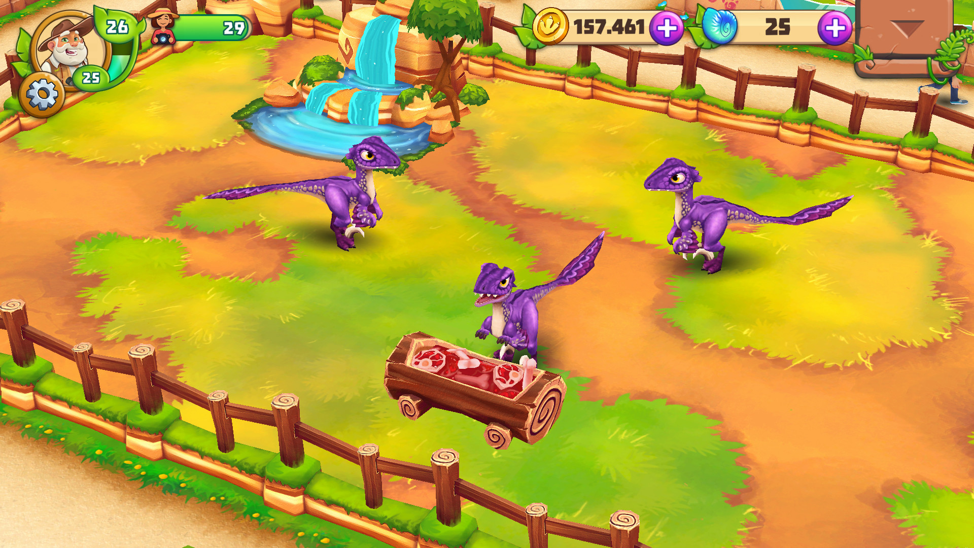 Dinosaur Park: Primeval Zoo, jogo mobile para fãs de dinossauros