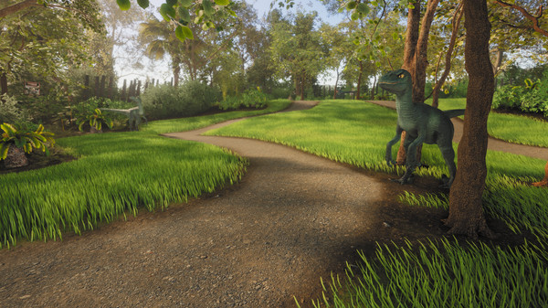 скриншот Lawn Mowing Simulator - Dino Safari Pack 1